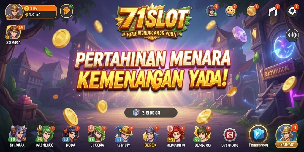 Tampilan gameplay 171SLOT yang menegangkan dalam melindungi menara.
