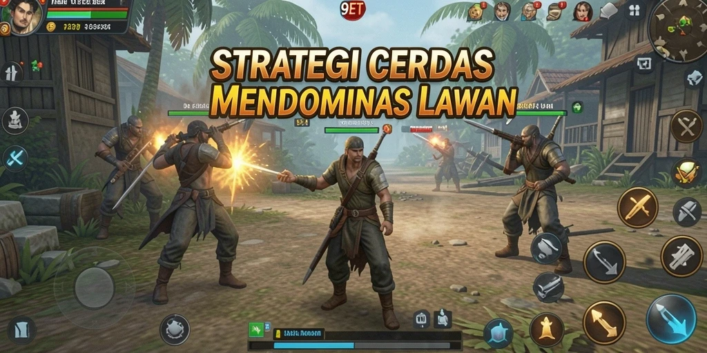 Tampilan gameplay <strong>9ET</strong> dengan berbagai strategi yang menegangkan.