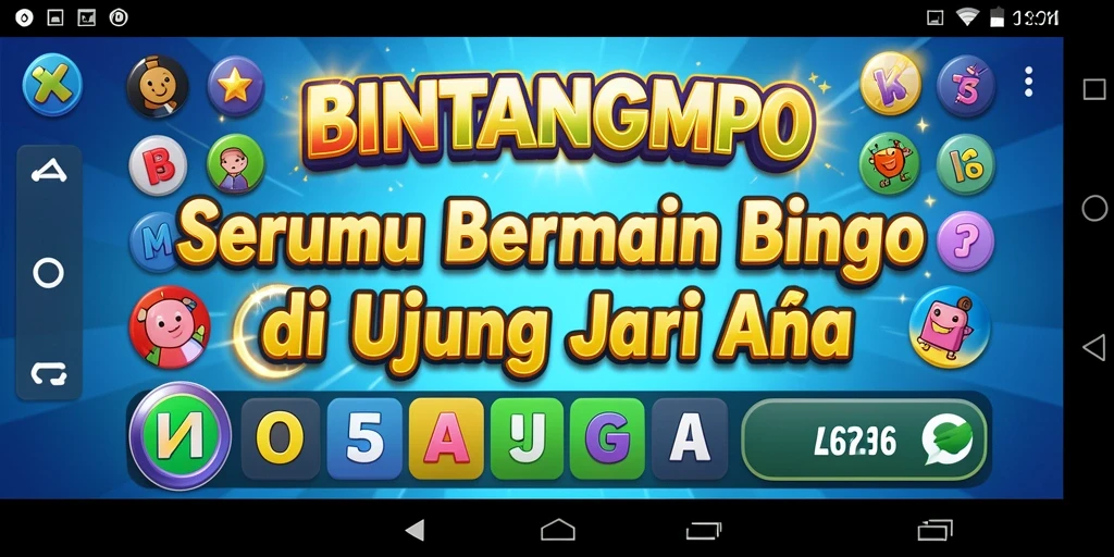 Screenshot gameplay BINTANGMPO menampilkan keseruan bermain Bingo.