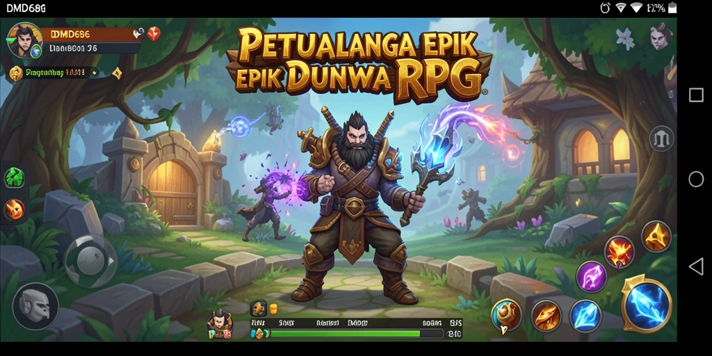 Tampilan gameplay DMD686 yang menakjubkan dan imersif.