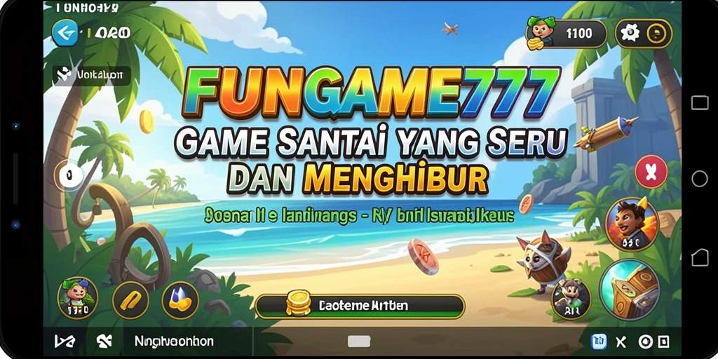 Screenshot utama FUNGAME777 menampilkan gameplay seru dan menantang.