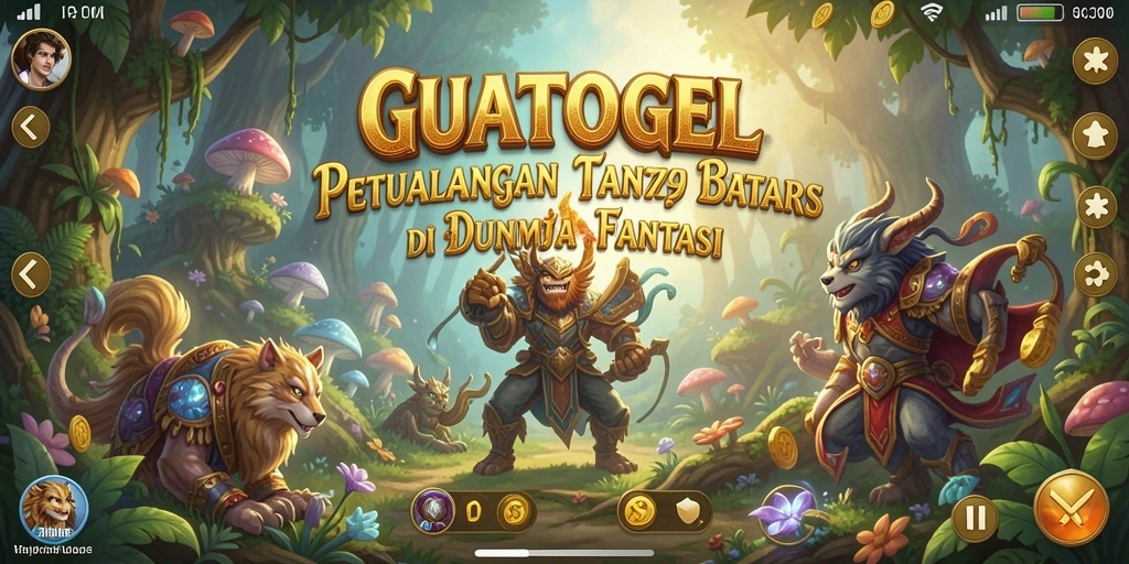 Screenshot GUATOGEL menampilkan aksion seru dalam petualangan epik.