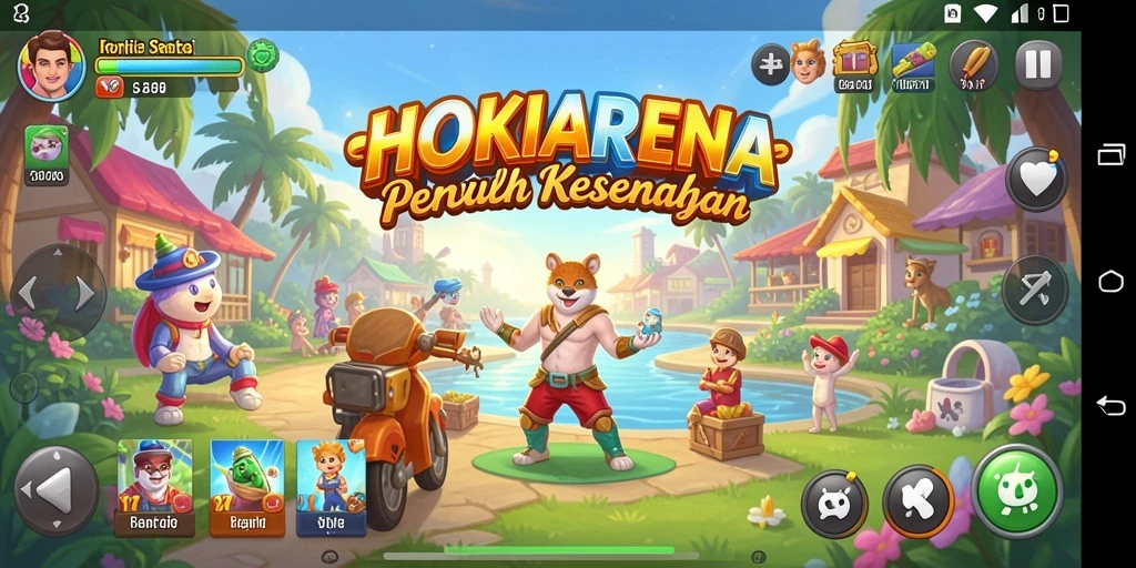 Tampilan gameplay HOKIARENA yang seru dan interaktif.