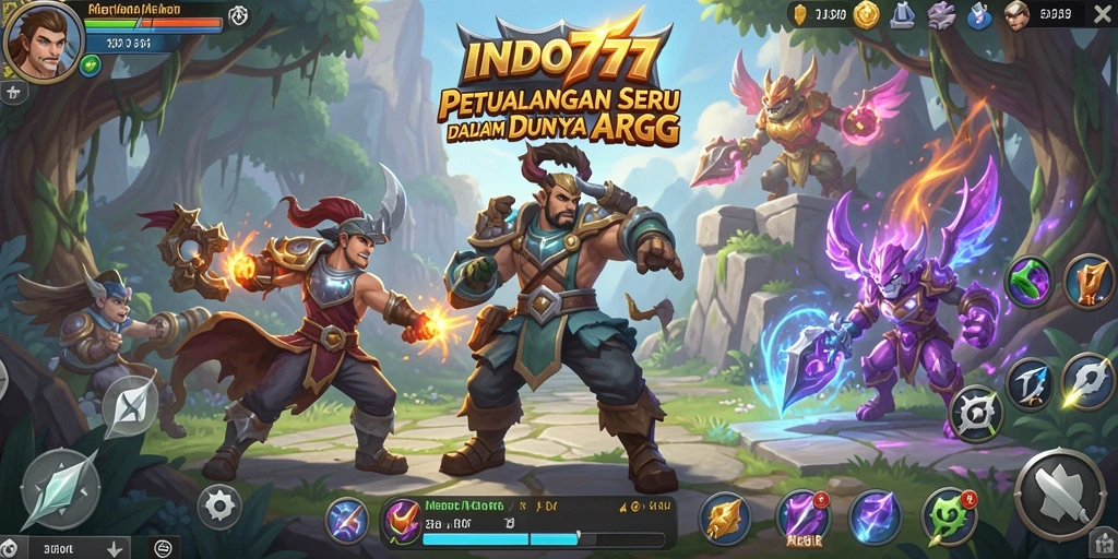 Screenshot gameplay ARPG yang mendebarkan dari INDO777.