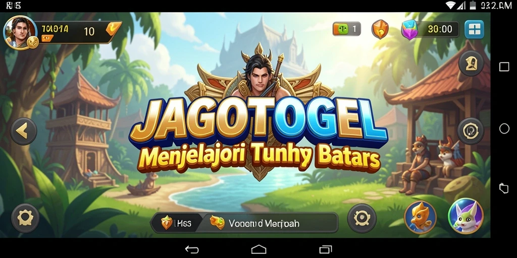 Screenshot gameplay JAGOTOGEL menampilkan eksplorasi dunia terbuka.