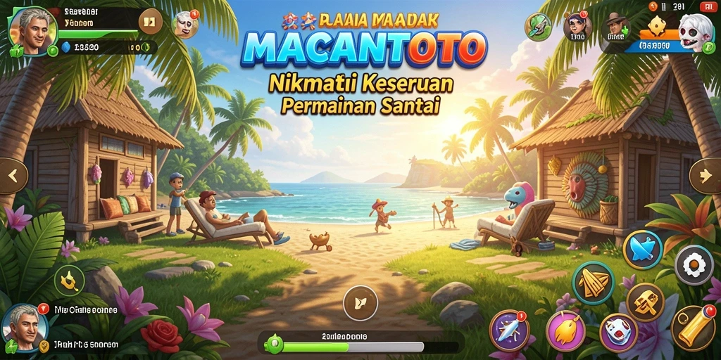 Tampilan gameplay MACANTOTO yang seru dan mengasyikkan.