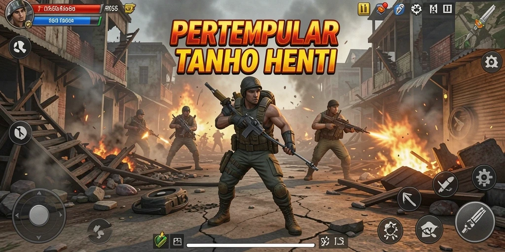Screenshot menunjukkan aksi seru dari gameplay RR666 yang mendebarkan.