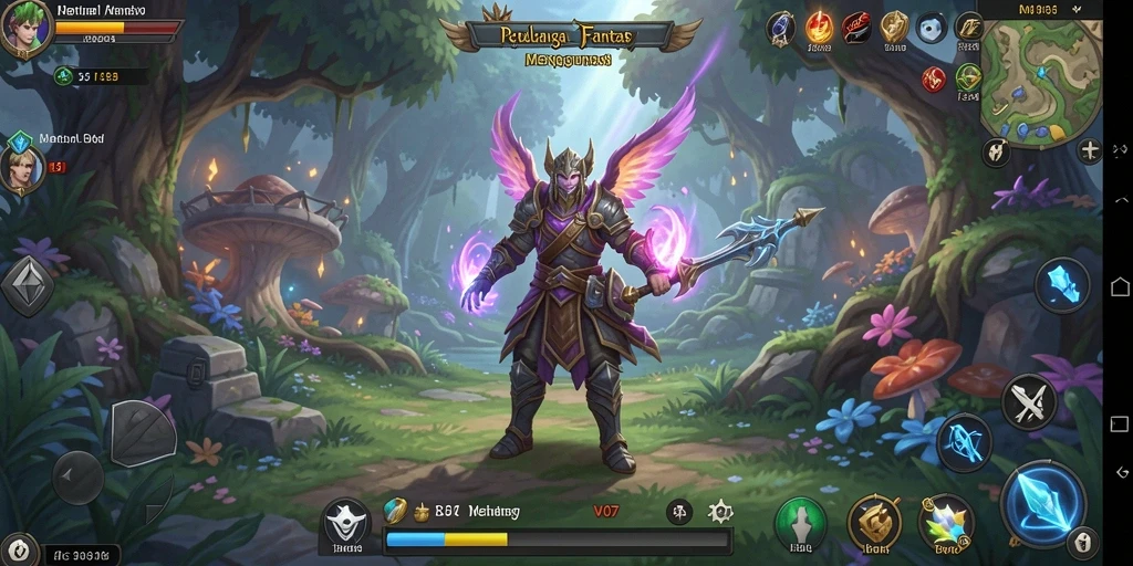 Tampilan gameplay RPG yang penuh aksi dan petualangan.